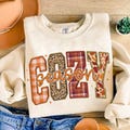 Cozy Season PNG, Embroidery Fall Png, Autumn Png, Retro Halloween Png, Thanksgiving Png, Fall Sublimation Design, Cozy Sublimation Design