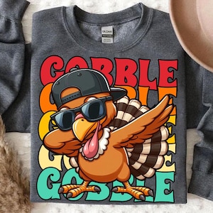 Thanksgiving Gobble Png, Turkey Day Png, Happy Thanksgiving PNG, Thanksgiving Turkey PNG, Thanksgiving Png, Boy/Girl Thanksgiving Kids