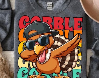 Thanksgiving Gobble Png, Turkey Day Png, Happy Thanksgiving PNG, Thanksgiving Turkey PNG, Thanksgiving Png, Boy/Girl Thanksgiving Kids