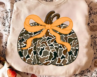 Png camouflage camouflage, citrouille BCBG png, citrouille d'automne coquette png, design tendance pour Thanksgiving, automne girly png, citrouille épicée png
