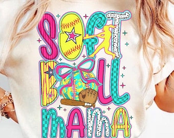 Softball Coquette Mama Png, Brushstroke Softball Coquette Png, Tis the Season Png, Softball Bow Png, Softball Mama Png, Softball Mom Png