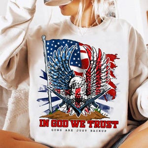In God We Trust Png, Patriotic Eagle Png, Independence Day Png, American 4th Of July Png, Eagle USA Flag Png, Memorial Day Png, Freedom Png