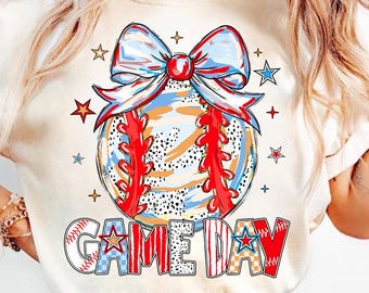Baseball Game Day Coquette Png, Brushstroke Baseball Coquette Png, Tis the Season Baseball Png, Baseball Bow Png, Baseball Mama Png, Doodle
