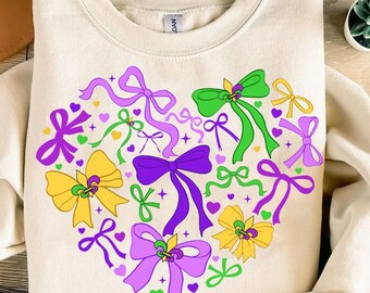 Coquette Mardi gras heart png, Mardi Gras PNG, Fleur De Lis coquette Png, Brushstroke Mardi Gras Png, Mardi Gras Coquette Png, Louisiana png