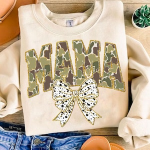 Mama Camo Coquette Bow PNG, Old School Camo png, Girls Camo Bow Png Shirt, Huting Sublimation, Coquette Bow Png, Camo Dude Print Png