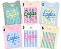 Custom Mascot Neon Coquette Floral Striped PNG, School Spirit Design, Neon Test Day PNG, Floral Varsity Letters, Back To School, Test Day