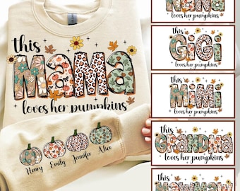This Mama Loves Her Pumpkins png, herfst mama png, herfstpompoen png, pompoenseizoen png, herfst mama png, sublimatie, Thankful Mama png