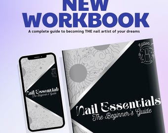 Beginner Nail Artist Workbook | Nail Tech & Press-On Biz Starter Guide | Digital Download