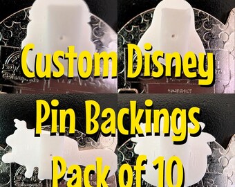 Custom Pin Backings For Disney Trading Pins - Pack of 10