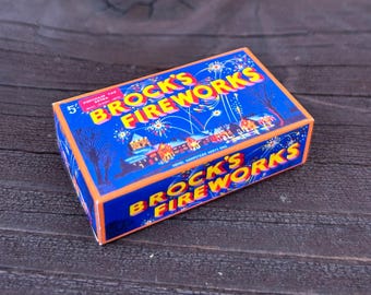 Caja de fuegos artificiales en miniatura de Brocks