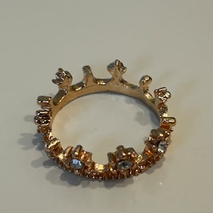 Dollhouse Miniature Gold Crown