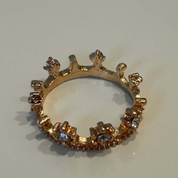 Dollhouse Miniature Gold Crown