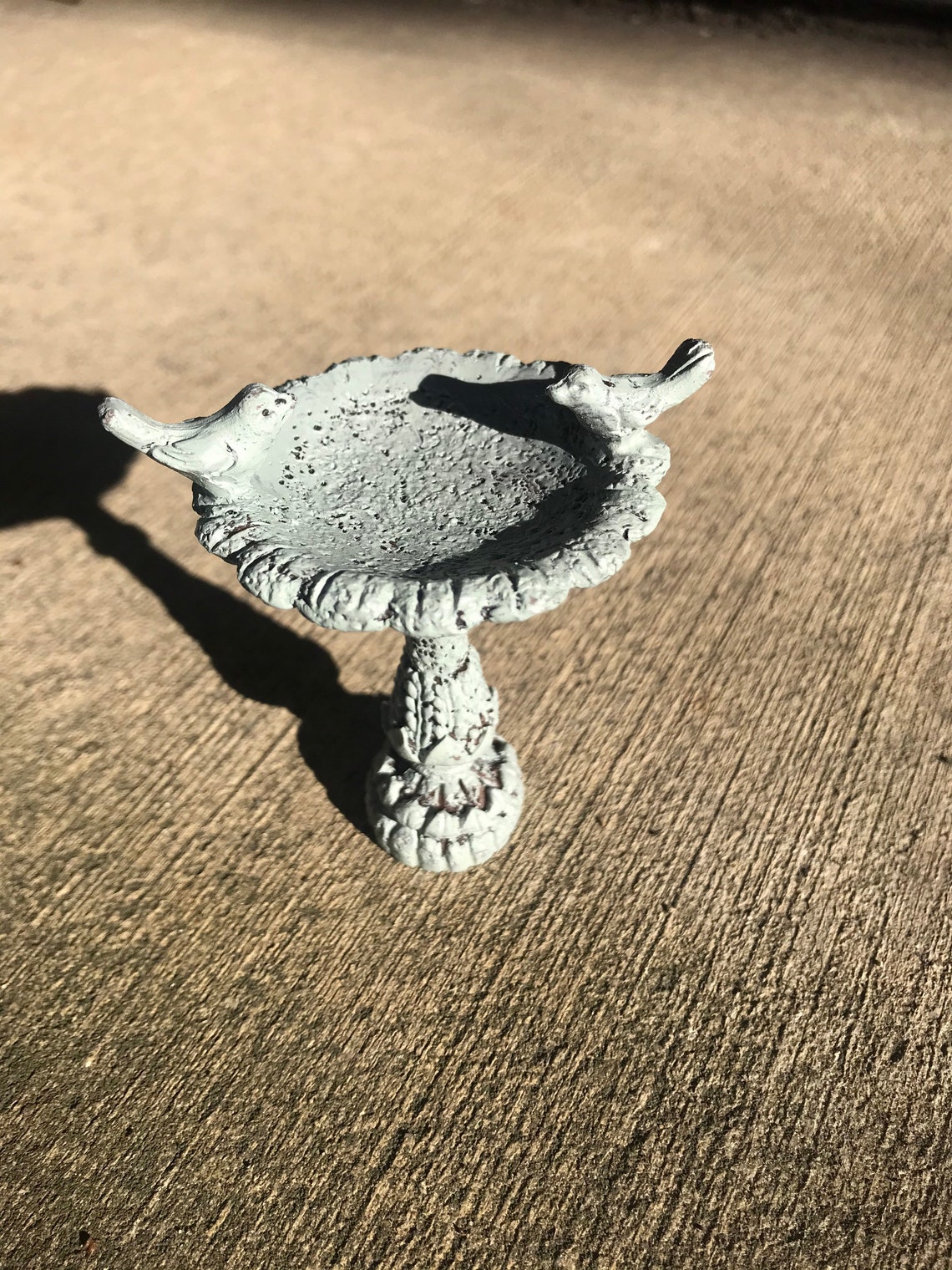 Dollhouse Miniature Bird Bath Etsy