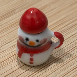 Dollhouse Miniature Snowman Mug