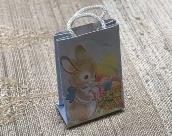 Dollhouse Miniature Easter Bag