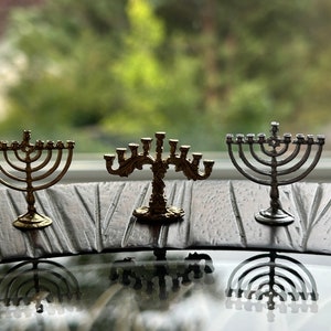 Dollhouse Miniature Menorah - your choice type