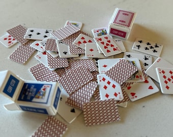 Miniature Playing Cards - 2 packs