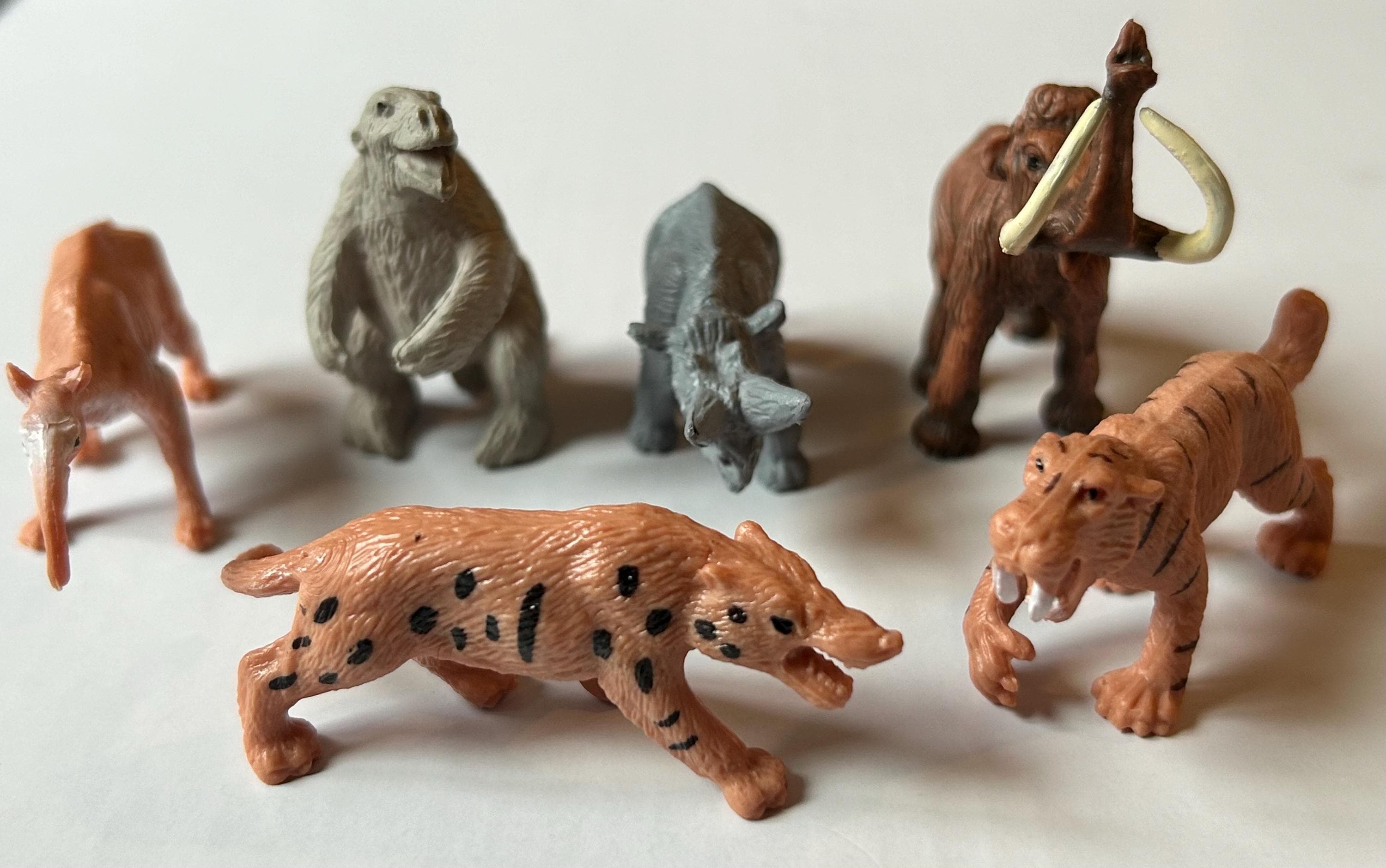 Miniature Primitive Animals - 6 Pieces - Etsy