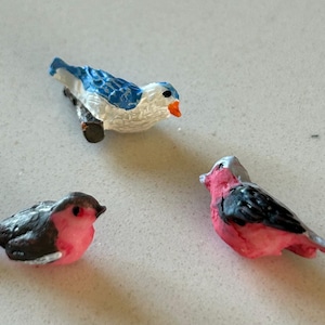 Miniature Set of Birds - 3 pc