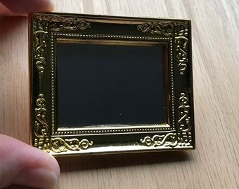 Miroir miniature de maison de poupée - style de votre choix