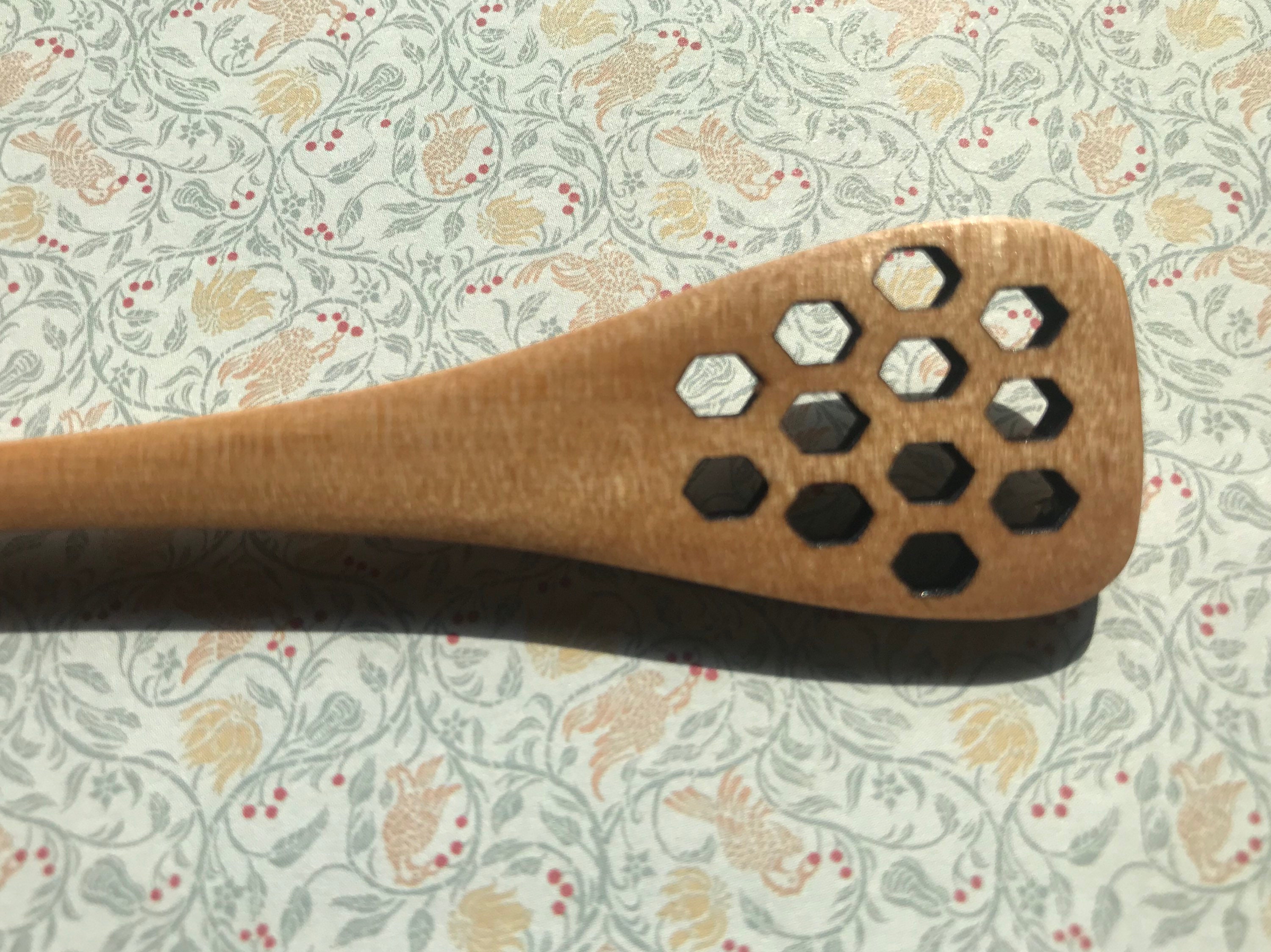 5 Cucchiaini In Legno Per Miele - 14.5 Cm, Fatto A Mano, Per Tè, Caffè, Marmellata, Accessori Cucina - Foto 2