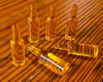 Miniature Bottles - 6 pieces