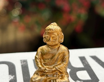 Miniature Gold Buddha