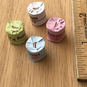 Dollhouse Miniature Toilet Paper - 2 pieces