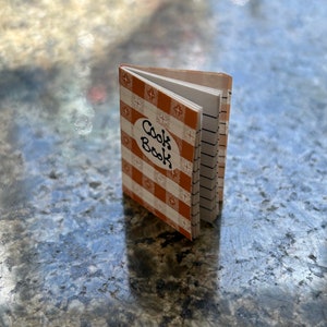 Dollhouse Miniature Cookbook - your choice type