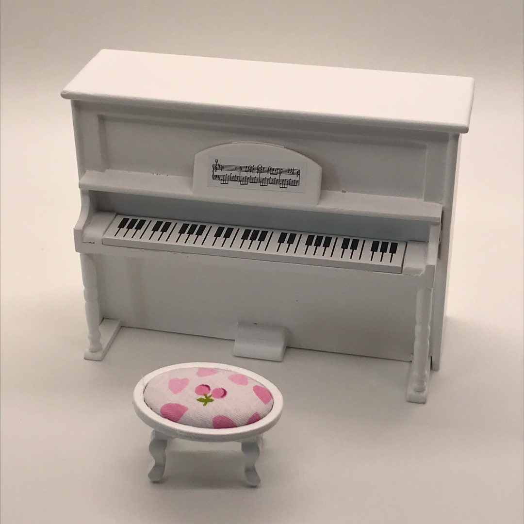 Dollhouse Miniature Piano Your Choice Color - Etsy