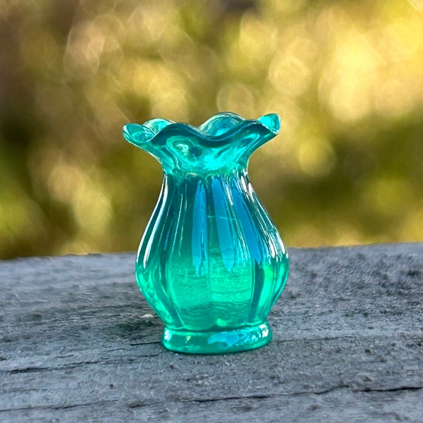 Dollhouse Miniature Vase - your choice color