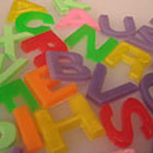 CLOSE OUT Alphabet N-Z Soap Mold