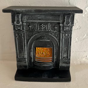 Dollhouse Miniature Victorian Style Fireplace