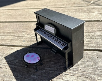Dollhouse Miniature Piano - your choice color