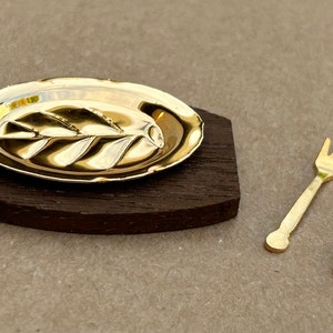 Dollhouse Miniature Single Table Setting