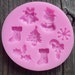 Christmas Applique Silicone Mold