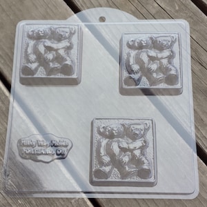 CLOSE OUT Teddy Bears Soap Mold