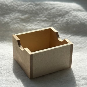 Dollhouse Miniature Wood Crates - 2 pieces