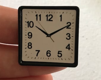 1:24スケールのドールハウスミニチュア壁掛け時計手作り - Etsy 日本