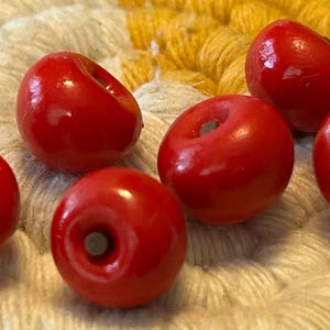 Miniatura casa delle bambole Mele rosse - 6 pezzi