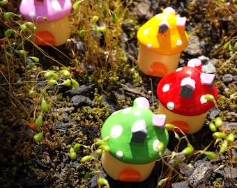 Miniature Mushroom Houses