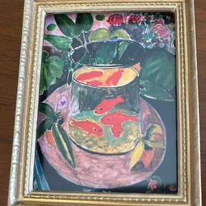 Dollhouse Miniature Goldfish Picture