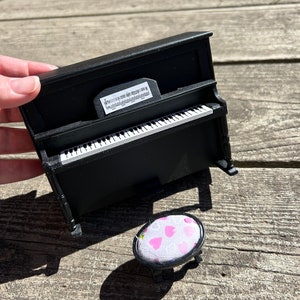 Dollhouse Miniature Piano - Your Choice Color - Etsy