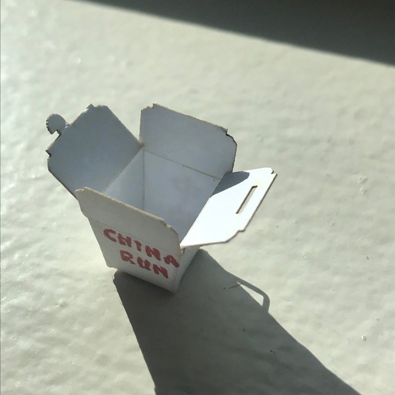 Miniature Chinese Take Out Box Etsy