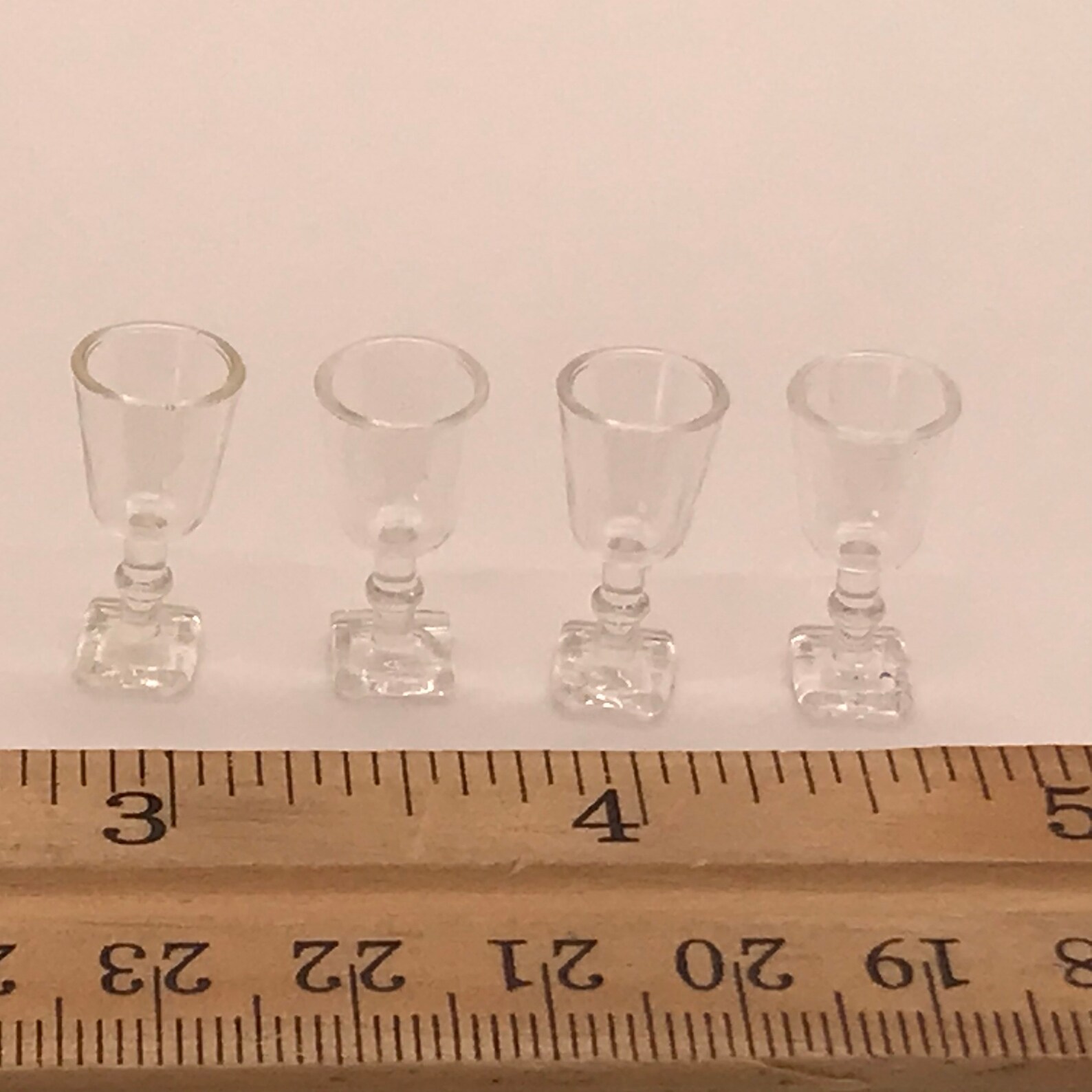 Dollhouse Miniature Glasses 4 Pieces Your Choice Type Etsy