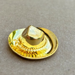 Miniature Brass Cowboy Hat