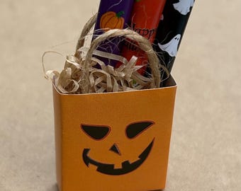 Miniature Halloween Bag with Wrapping Paper Rolls