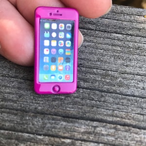 Dollhouse Miniature Phone - your choice color