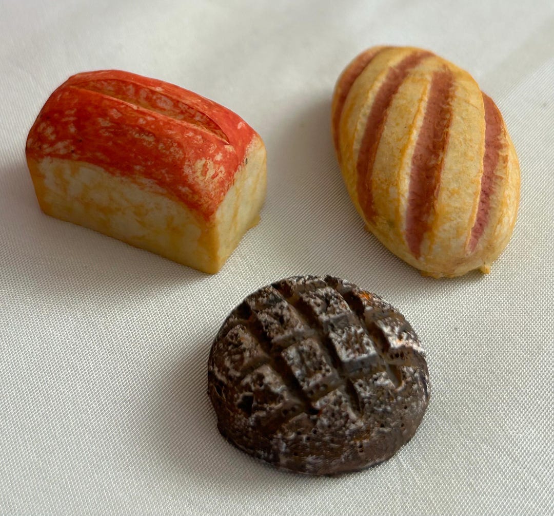 Miniature Rustic Bread Loaves - 3 Pieces - Etsy