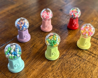 Dollhouse Miniature Gumball Machine - your choice color